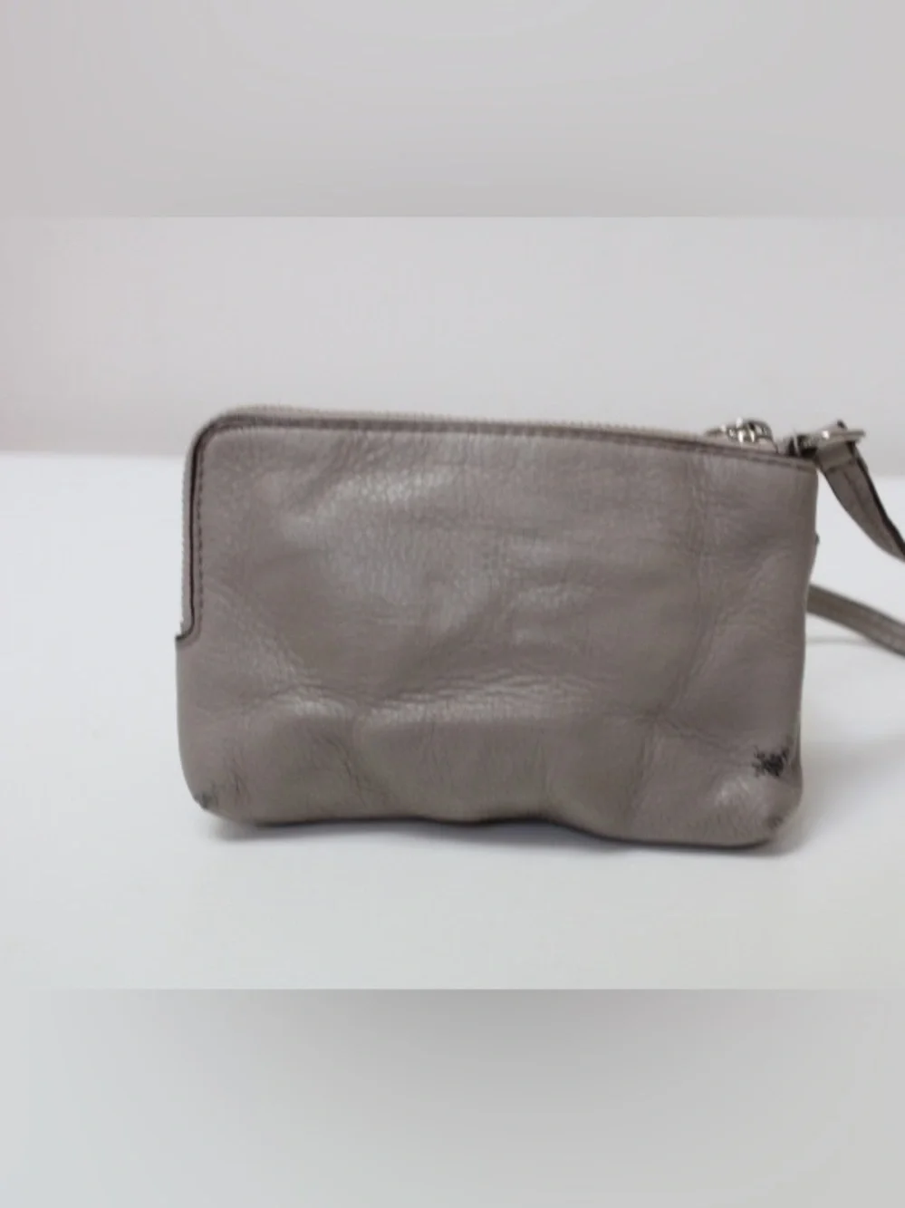 Coach double zip wristlet